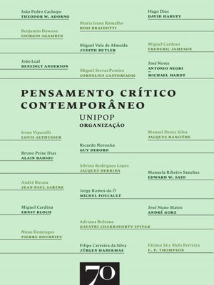cover image of Pensamento Crítico Contemporâneo